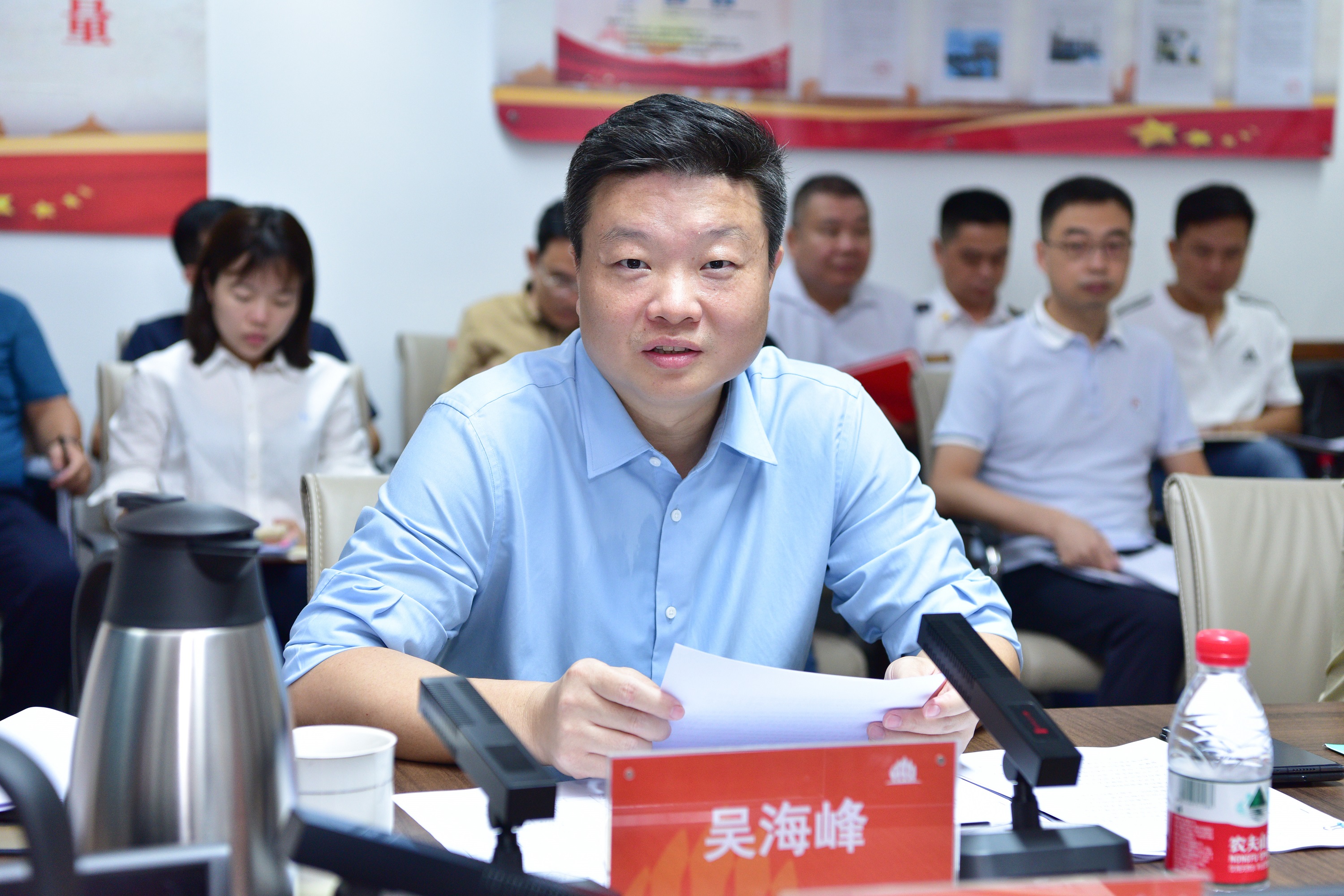 吴海峰:全力以赴支持试验区发展 做好区县融合发展文章